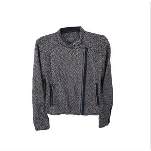 GAP Navy and White Women's Jacket